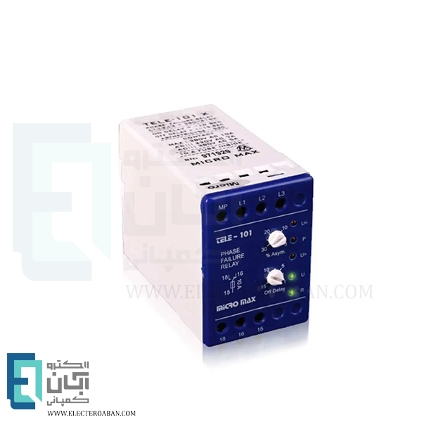 رله کنترل فاز تله دو پتانس میکرومکس مدل TELE-101MAX