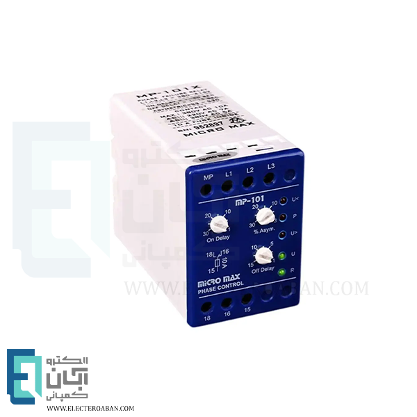 رله کنترل فاز سه پتانس میکرومکس مدل MP-101MAX