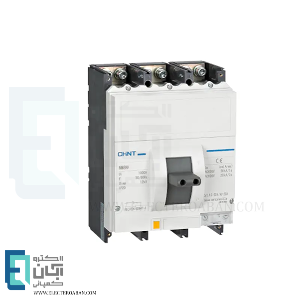 کلید اتوماتیک قابل تنظیم 800 آمپر با رله حرارتی مغناطيسی چانت مدل NM8N-800S