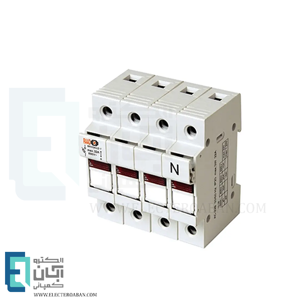 سکسیونر سه پل نول چراغ‌دار سایز 10 در 38 مدل RFH103N-LD رعد