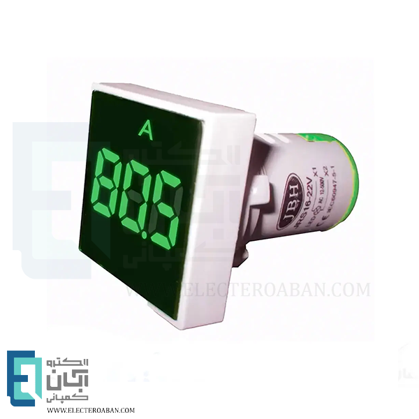 چراغ سیگنال آمپر متر مربع JBH کد DI 22-A-S