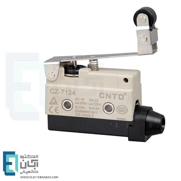 لیمیت سوئیچ قاب دار اهرمی قرقره دار CNTD مدل CZ-7124