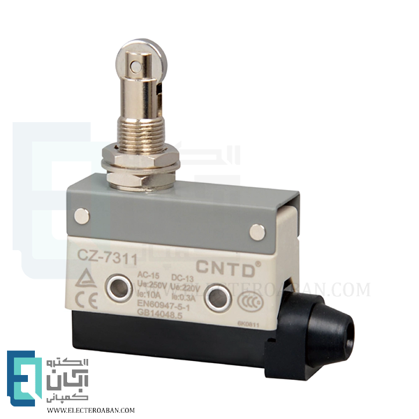 لیمیت سوئیچ قاب دار فشاری قرقره دار CNTD مدل CZ-7311