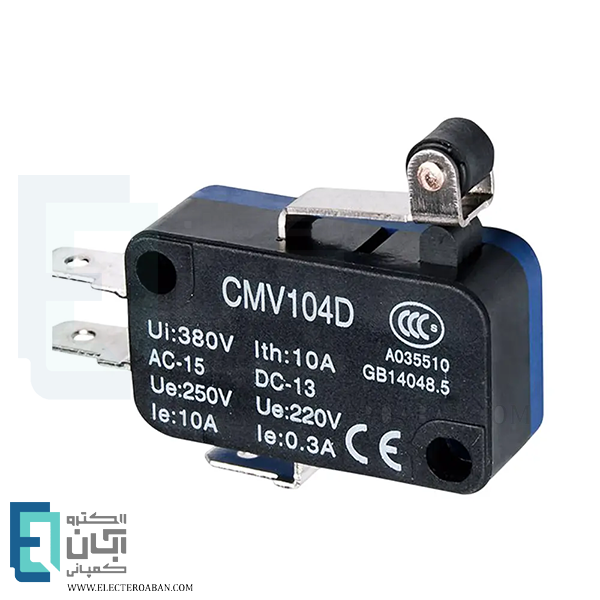 میکروسوئیچ اهرمی کوتاه قرقره دار CNTD مدل CMV104D