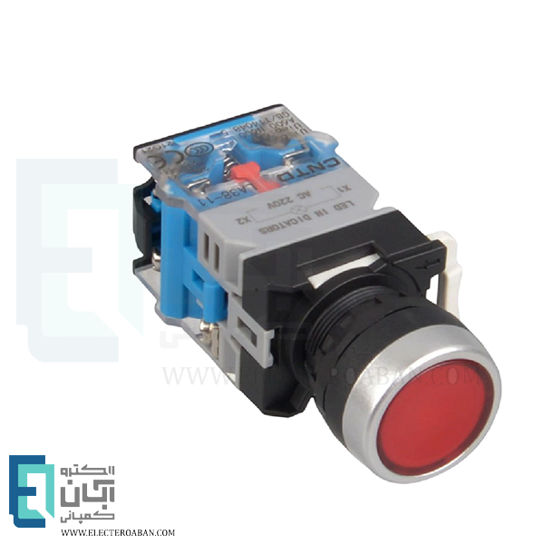 شاستی استارت چراغ دار 220 ولت CNTD مدل LA38-11PND