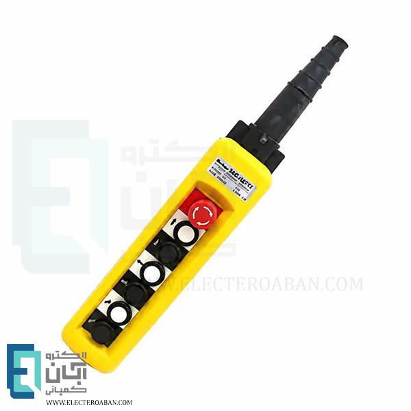 شاسی جرثقیل 6 کلید تک سرعت با قارچی قفل شو طرح تله CNTD مدل XAC-A6713