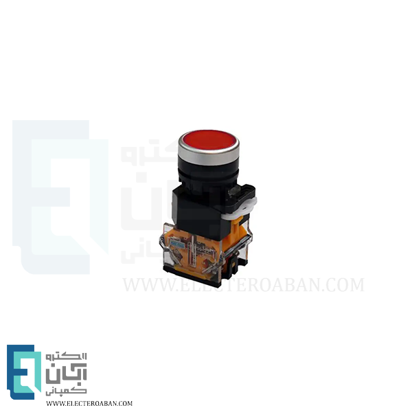 کلید فشاری استوپ چراغ دار یک کنتاکت پارس فانال PFP-50-1NC