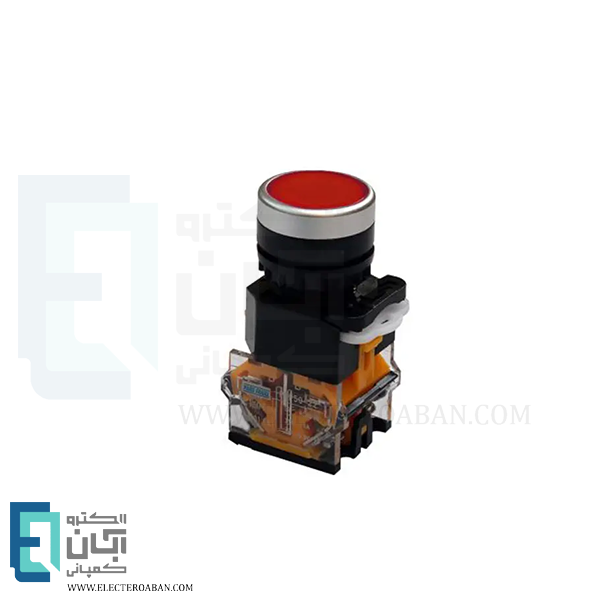 کلید فشاری استوپ دو کنتاکت پارس فانال مدل PFP-50-1NO+1NC