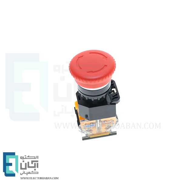 کلید قارچی قفل شو دو کنتاکت پارس فانال مدل PFP-50-1NO+1NC