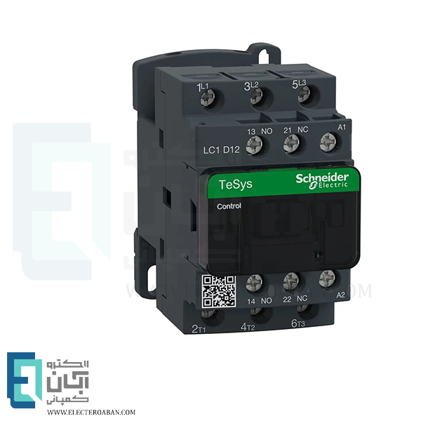 کنتاکتور 12 آمپر 220 ولت AC اشنایدر کد LC1D12M7