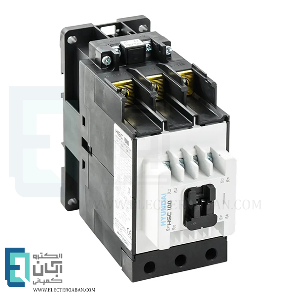 کنتاکتور 100 آمپر 55 کیلو وات هیوندای با بوبین AC