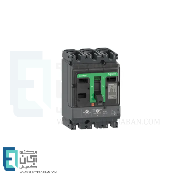 کلید اتوماتیک قابل تنظیم 3 پل 32 آمپر 36KA اشنایدر مدل NSX100F کد C10F3TM032